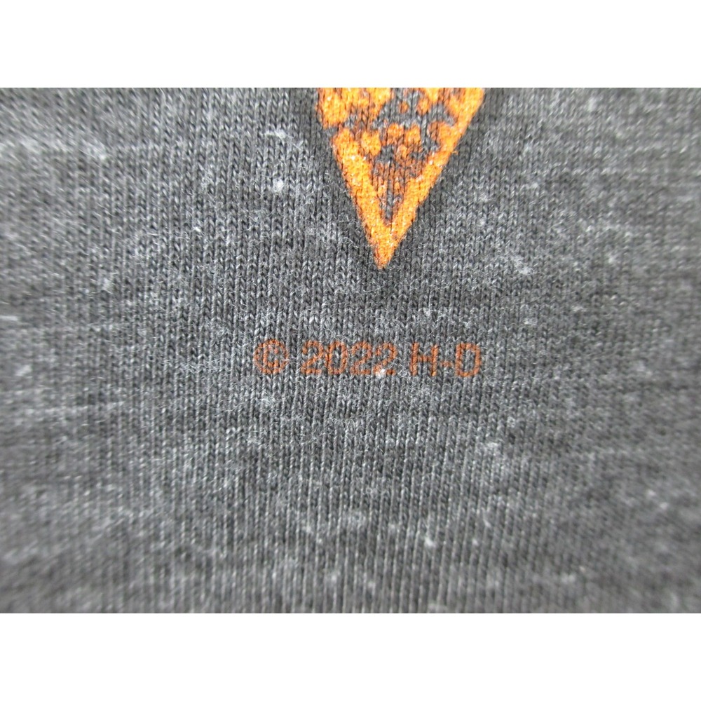 Harley Davidson Shirt Mens Medium Gray New Hampshire Motorcycle Rider Casual - Picture 5 of 16